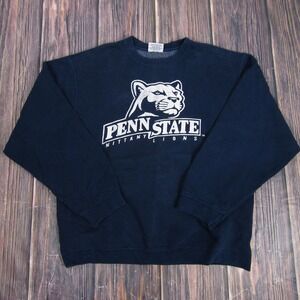 Vintage Penn State Sweatshirt Men Large Nittany Lions Crewneck Pluma Heavyweight